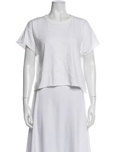 Pre-owned The Great Crew Neck Short Sleeve T-shirt In White