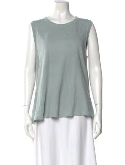 Pre-owned The Great Crew Neck Sleeveless Top In Green