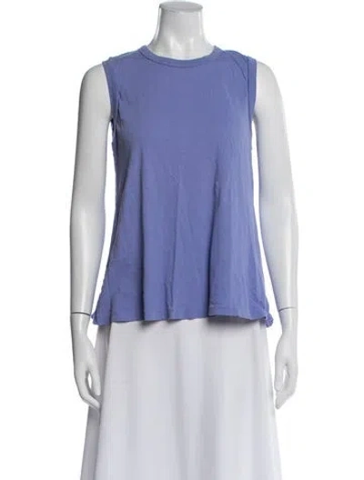 Pre-owned The Great Crew Neck Sleeveless Top In Purple