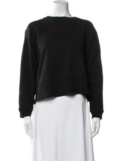 Pre-owned The Great Crew Neck Sweater In Black