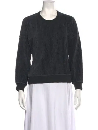 Pre-owned The Great Crew Neck Sweater In Black