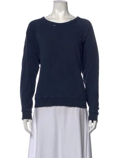 Pre-owned The Great Crew Neck Sweater In Blue