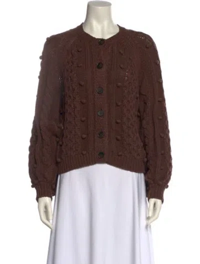 Pre-owned The Great Crew Neck Sweater In Brown