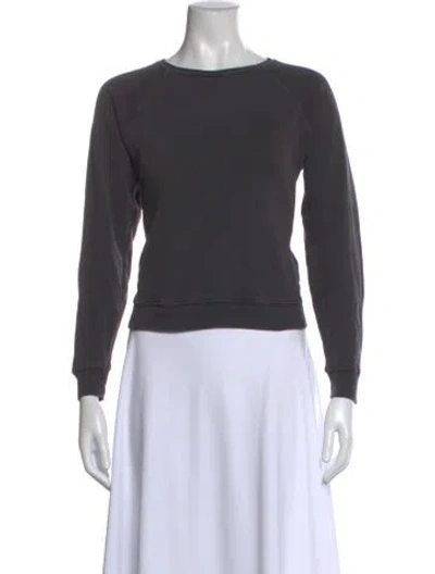 Pre-owned The Great Crew Neck Sweater In Gray