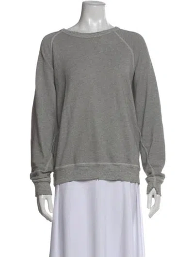 Pre-owned The Great Crew Neck Sweater In Gray