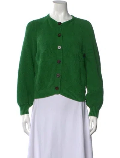 Pre-owned The Great Crew Neck Sweater In Green