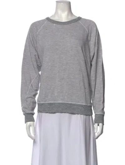 Pre-owned The Great Crew Neck Sweater In Grey