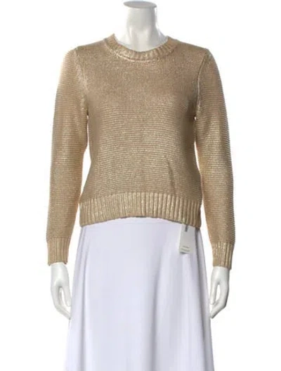 Pre-owned The Great Crew Neck Sweater In Neutral