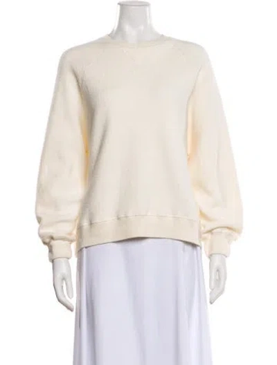 Pre-owned The Great Crew Neck Sweater In Neutral