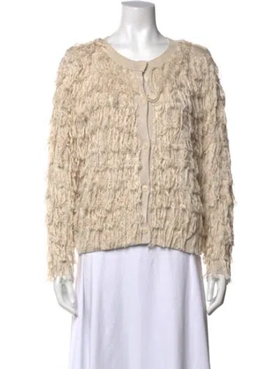 Pre-owned The Great Crew Neck Sweater In Neutral