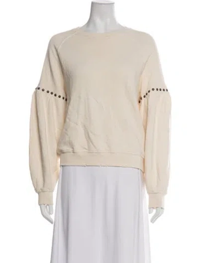 Pre-owned The Great Crew Neck Sweater In Neutrals