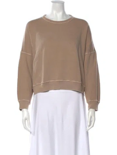 Pre-owned The Great Crew Neck Sweater In Neutrals