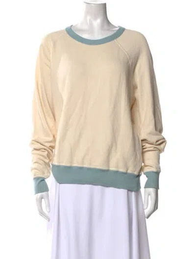 Pre-owned The Great Crew Neck Sweater In Neutrals