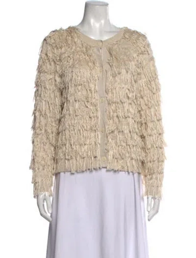 Pre-owned The Great Crew Neck Sweater In Neutrals