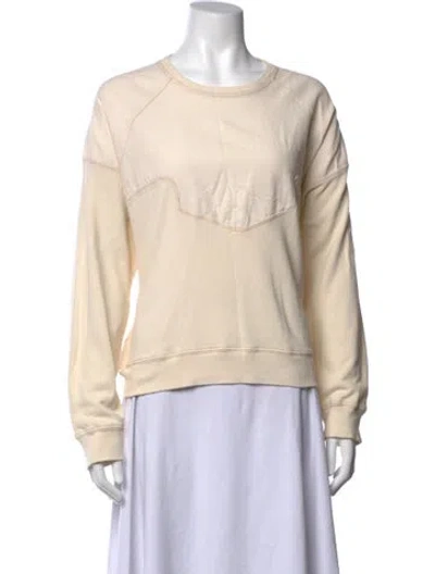 Pre-owned The Great Crew Neck Sweater In Neutrals