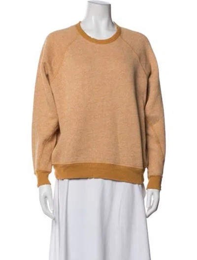 Pre-owned The Great Crew Neck Sweater In Orange