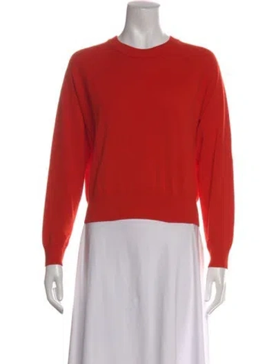 Pre-owned The Great Crew Neck Sweater In Orange