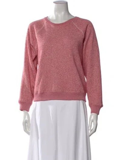 Pre-owned The Great Crew Neck Sweater In Pink