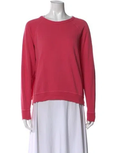 Pre-owned The Great Crew Neck Sweater In Pink