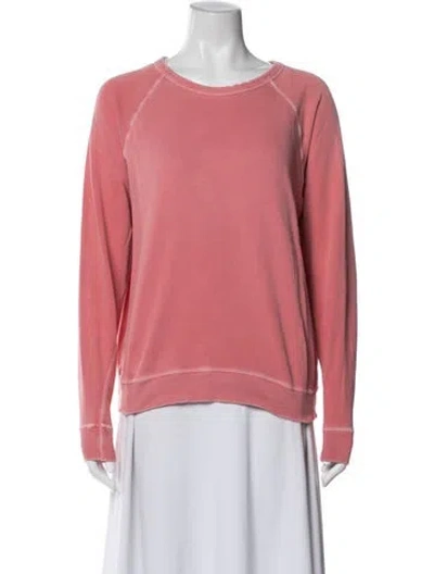 Pre-owned The Great Crew Neck Sweater In Pink