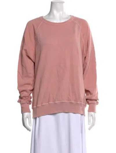 Pre-owned The Great Crew Neck Sweater In Pink