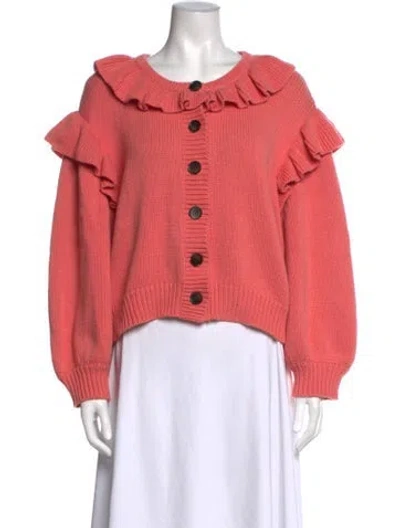 Pre-owned The Great Crew Neck Sweater In Pink