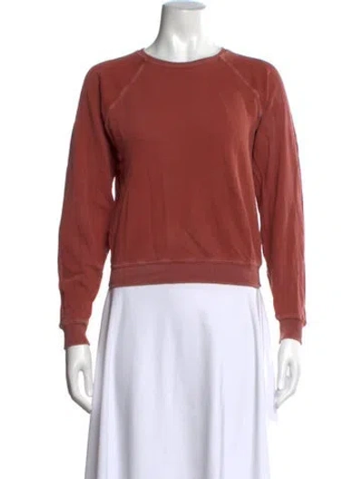 Pre-owned The Great Crew Neck Sweater In Red