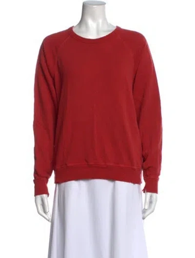 Pre-owned The Great Crew Neck Sweater In Red