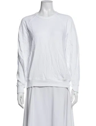 Pre-owned The Great Crew Neck Sweater In White