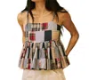 THE GREAT DAINTY TOP IN MIXED PATCHWORK