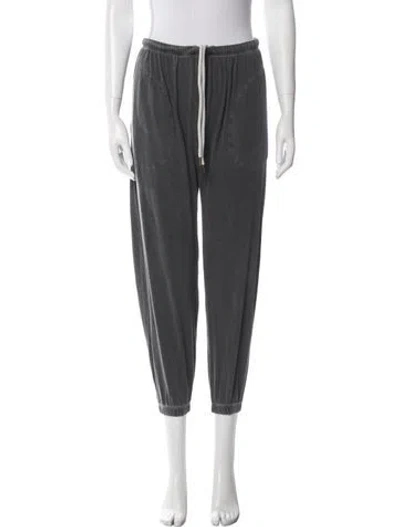 Pre-owned The Great Distressed Accents Sweatpants In Gray