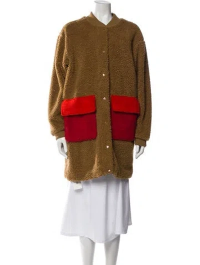 Pre-owned The Great + Eddie Bauer Colorblock Pattern Jacket In Brown