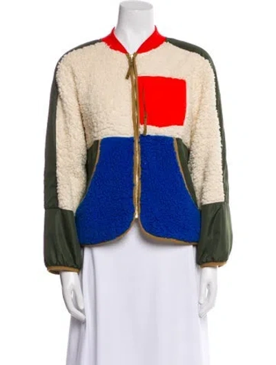 Pre-owned The Great + Eddie Bauer Colorblock Pattern Jacket In Multi