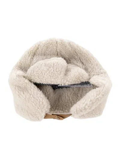 Pre-owned The Great + Eddie Bauer Faux Fur Hat In Neutral