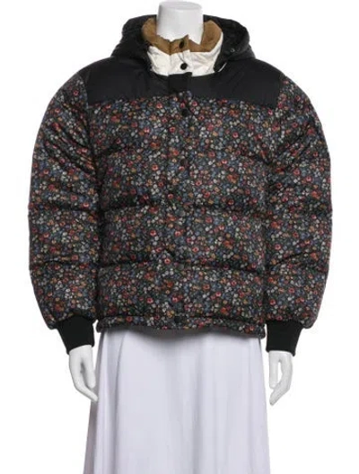 Pre-owned The Great + Eddie Bauer Floral Print Down Jacket In Multi