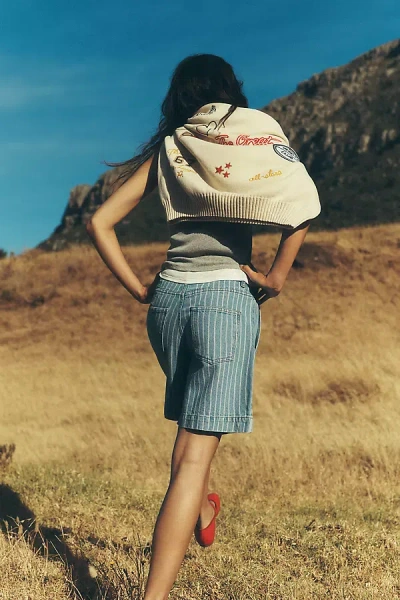 The Great Embroidered Sweater In Neutral