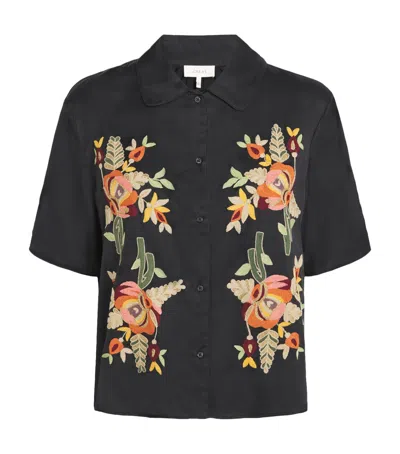 The Great Embroidered The Tavern Shirt In Black