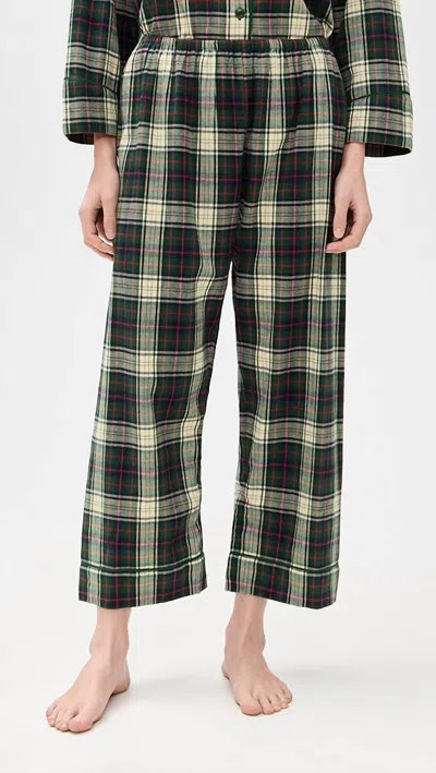 The Great Flannel Easy Sleep Pant In Pine Lodge Plaid In Multi