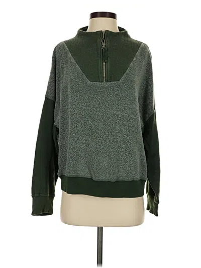 Pre-owned The Great Fleece Jacket In Green