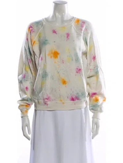 Pre-owned The Great Floral Print Crew Neck Sweater In Multi