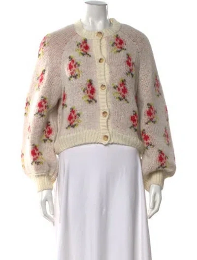 Pre-owned The Great Floral Print Crew Neck Sweater In Multi