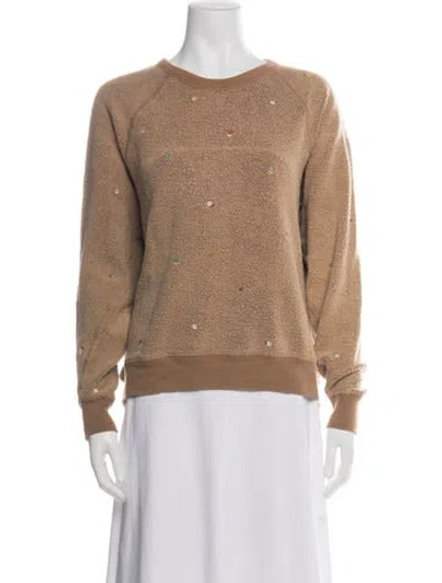 Pre-owned The Great Floral Print Crew Neck Sweatshirt In Multi