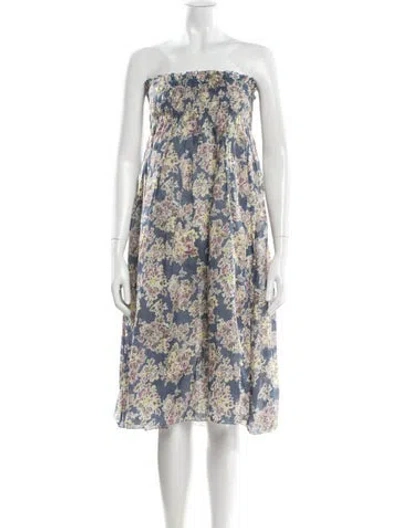 Pre-owned The Great Floral Print Mini Dress In Multi