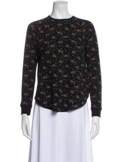 Pre-owned The Great Floral Print Pajamas In Black