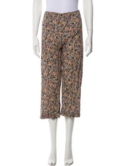Pre-owned The Great Floral Print Pajamas In Neutral