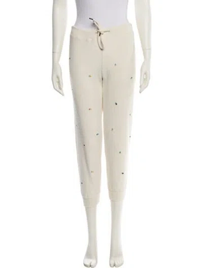 Pre-owned The Great Floral Print Sweatpants In Neutral