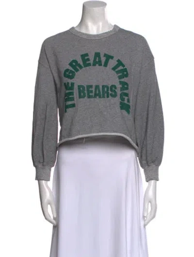 Pre-owned The Great Graphic Print Crew Neck Sweater In Multi