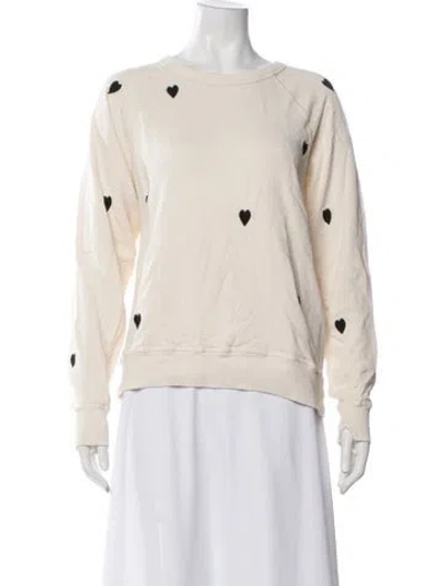Pre-owned The Great Graphic Print Crew Neck Sweatshirt In Neutral