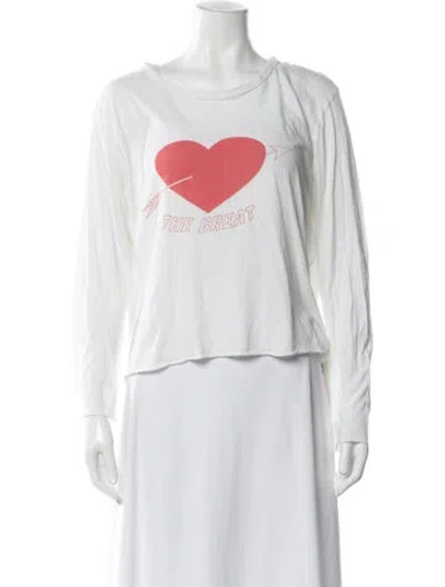Pre-owned The Great Graphic Print Crew Neck T-shirt In Multi