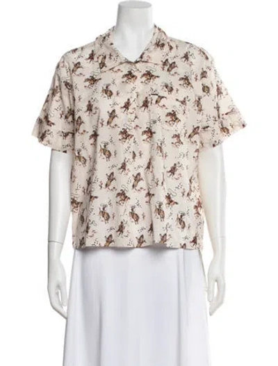 Pre-owned The Great Graphic Print Lounge Set W/ Tags In Neutral